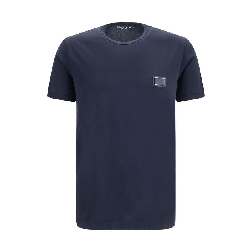 Dolce & Gabbana Black Cotton T-Shirt