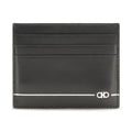 Ferragamo Black Calf Leather Bos Taurus Wallet