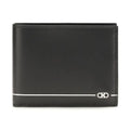 Ferragamo Black Calf Leather Bos Taurus Wallet