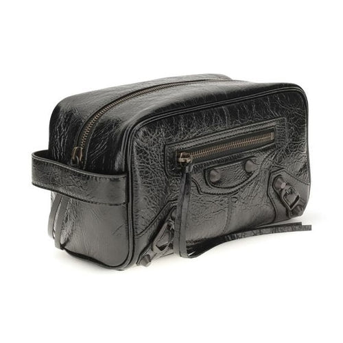 Balenciaga Black Lamb Ovis Aries Aries Wallet