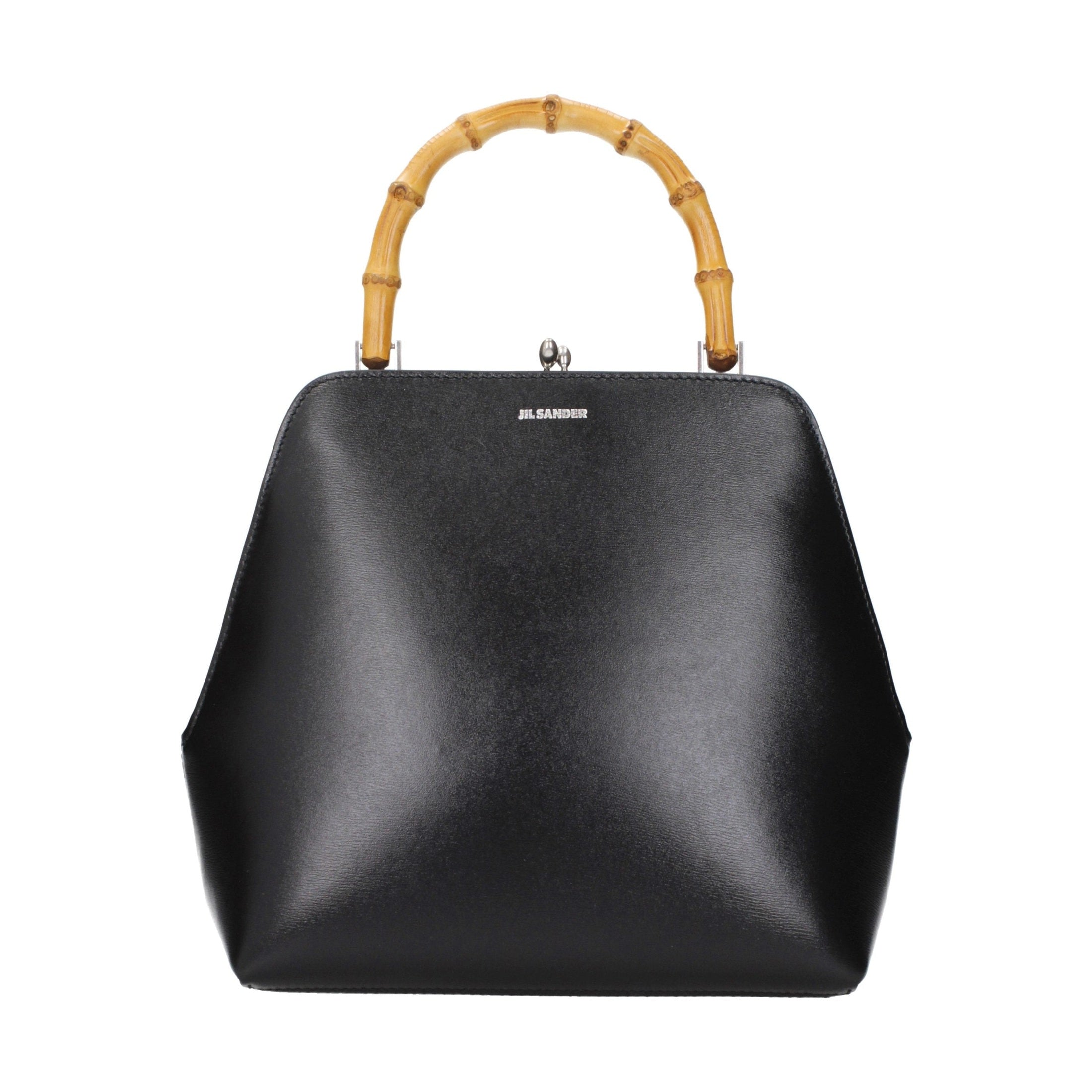 Jil Sander Black Leather Handbag