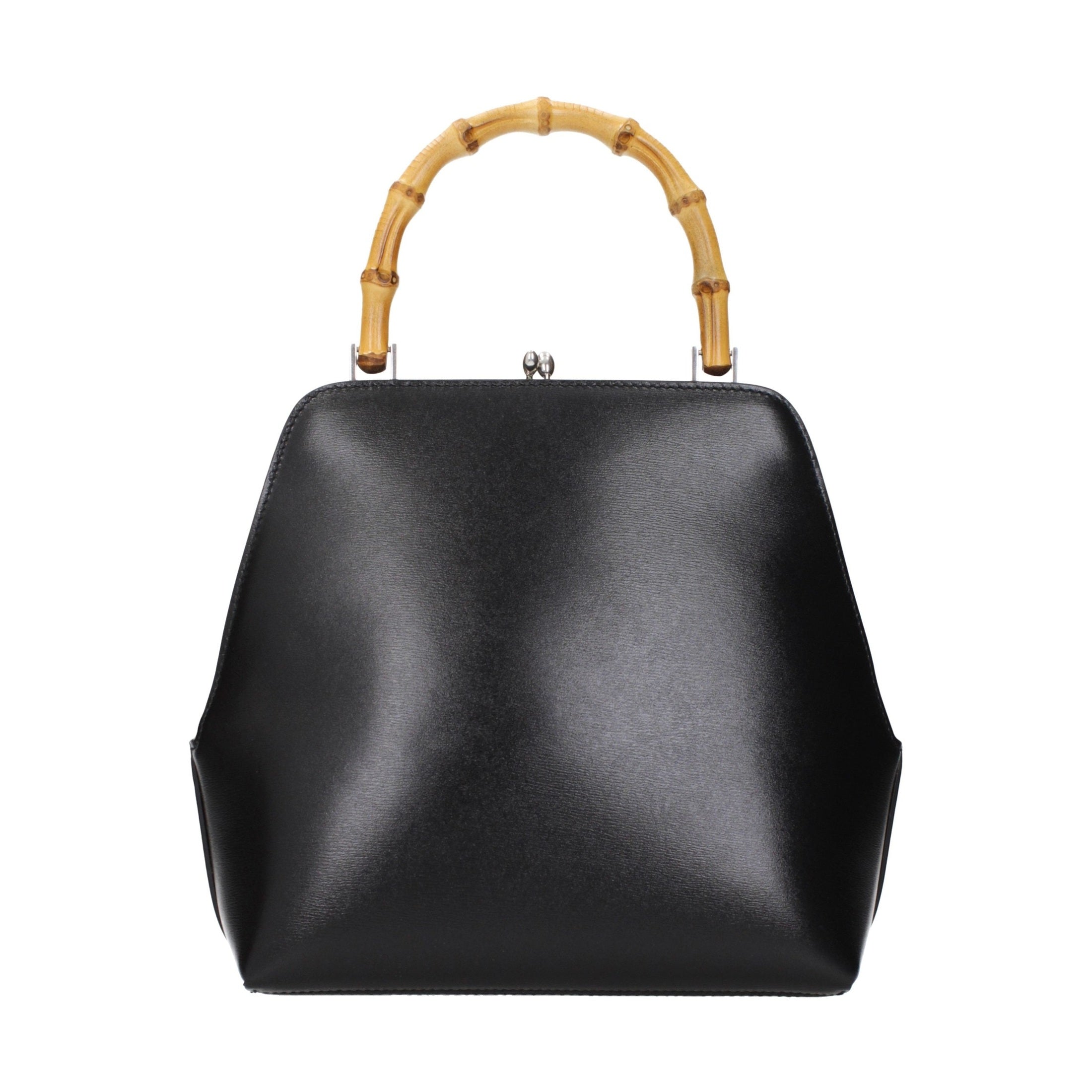 Jil Sander Black Leather Handbag