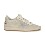Golden Goose Beige Calf Leather Bos Taurus Low Top Sneakers