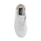 Golden Goose White Calf Leather Bos Taurus Low Top Sneakers