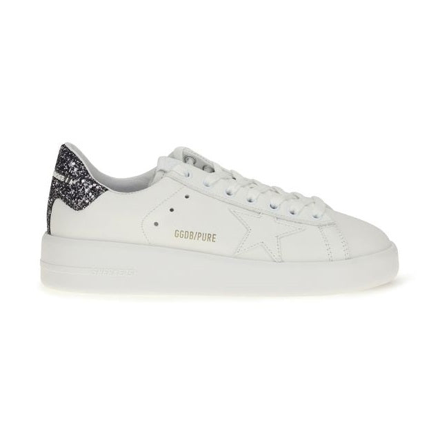 Golden Goose White Calf Leather Bos Taurus Low Top Sneakers