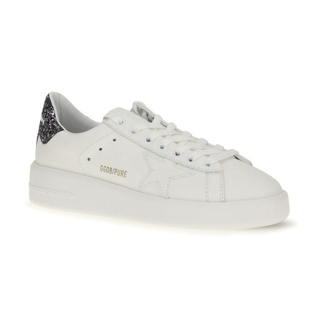 Golden Goose White Calf Leather Bos Taurus Low Top Sneakers