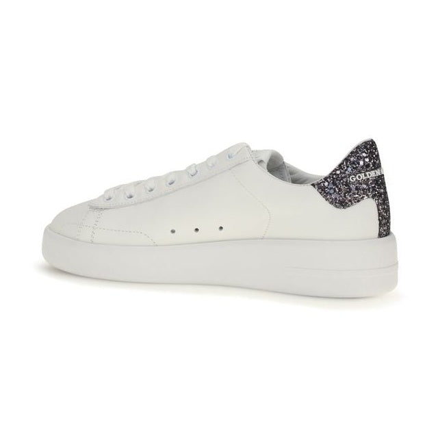 Golden Goose White Calf Leather Bos Taurus Low Top Sneakers