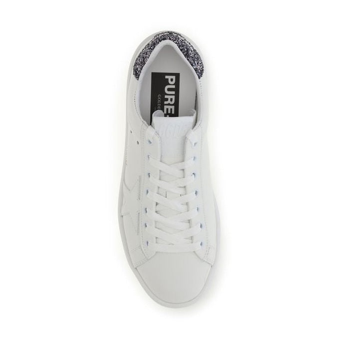 Golden Goose White Calf Leather Bos Taurus Low Top Sneakers