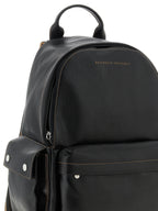 Brunello Cucinelli Black Calfskin Backpack
