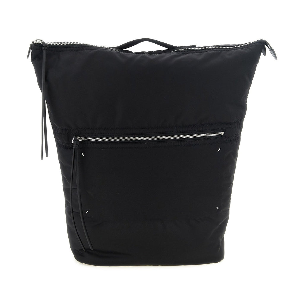 Maison Margiela Black Polyamide Backpack