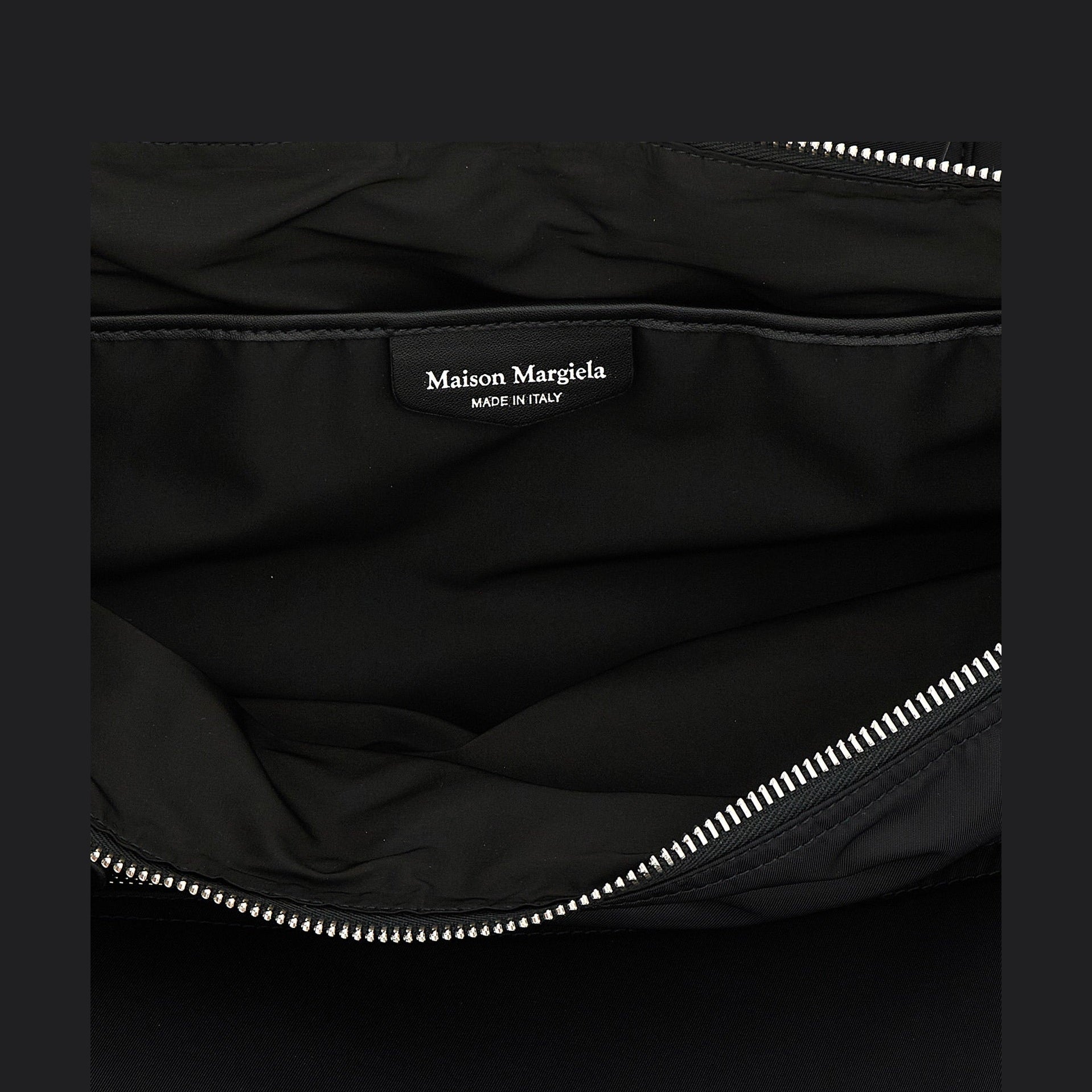 Maison Margiela Black Polyamide Backpack