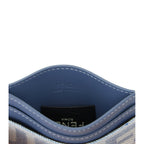 Fendi Blue Cotton Cardholder