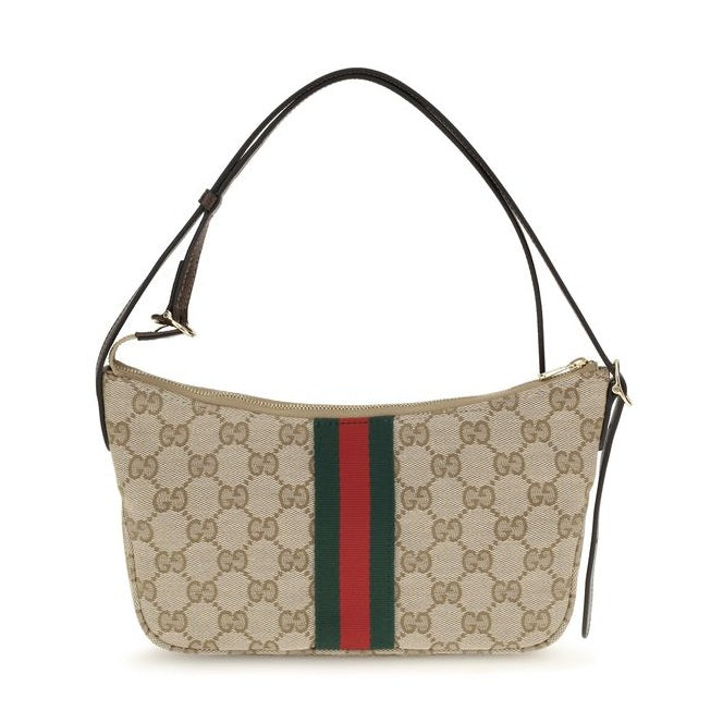 Gucci Beige Polyester Shoulder Bag