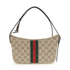 Gucci Beige Polyester Shoulder Bag