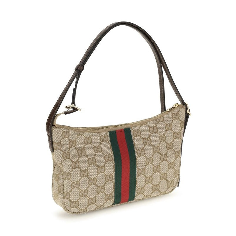 Gucci Beige Polyester Shoulder Bag
