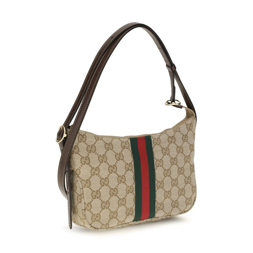 Gucci Beige Polyester Shoulder Bag