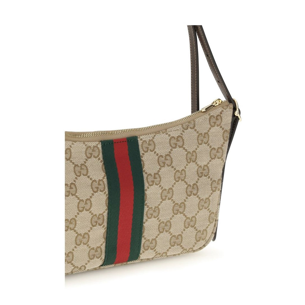 Gucci Beige Polyester Shoulder Bag