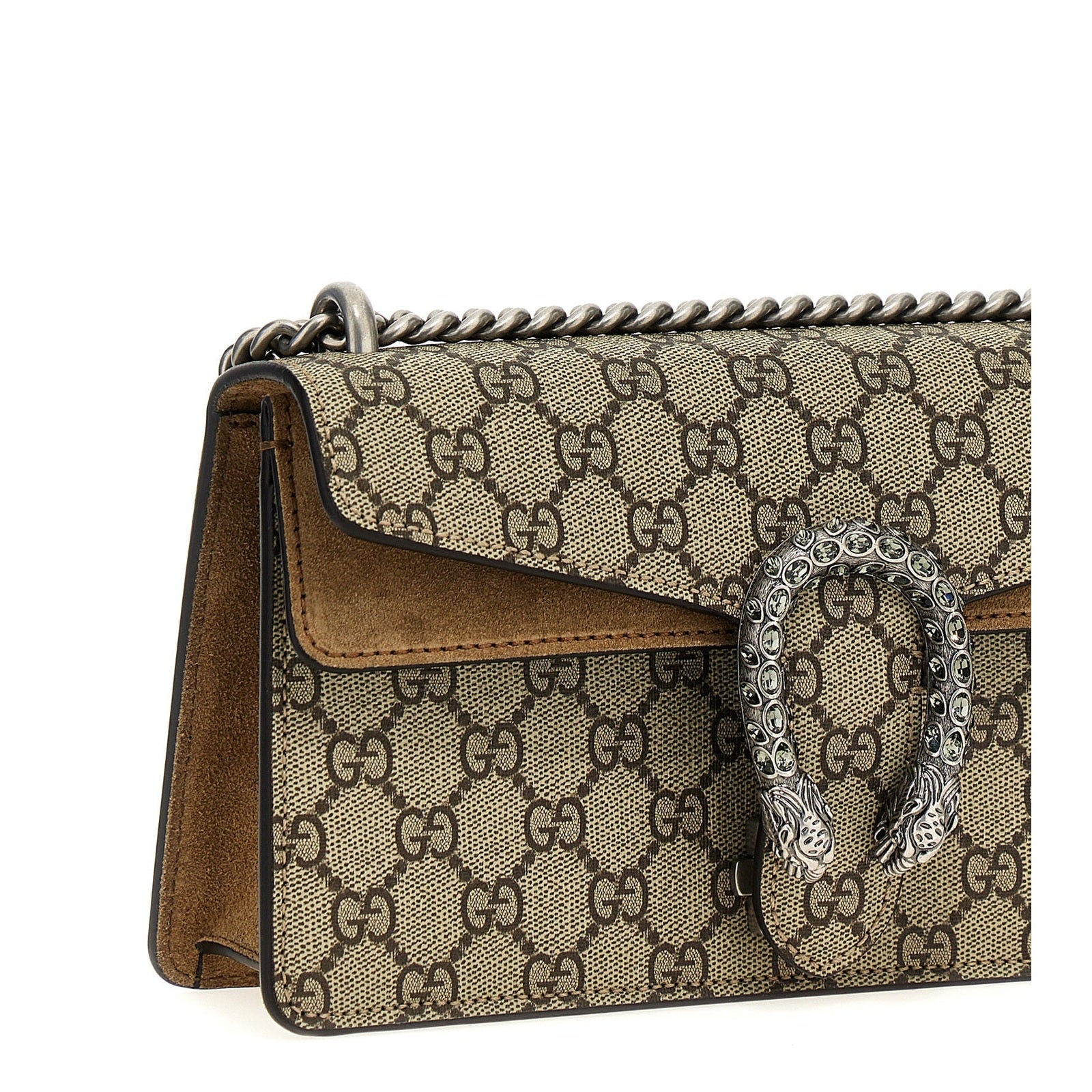 Gucci Beige Calfskin Shoulder Bag