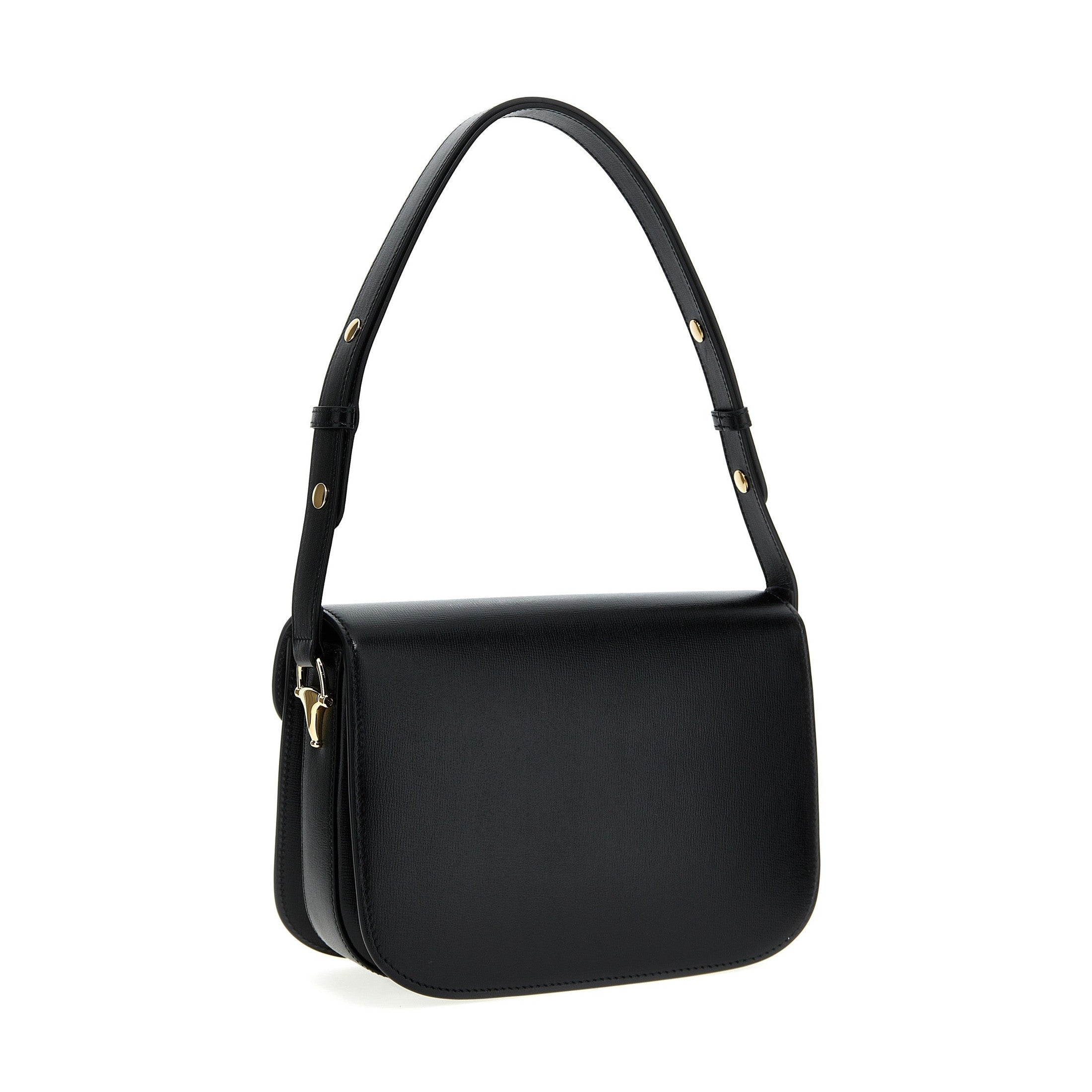 Gucci Black Leather Shoulder Bag