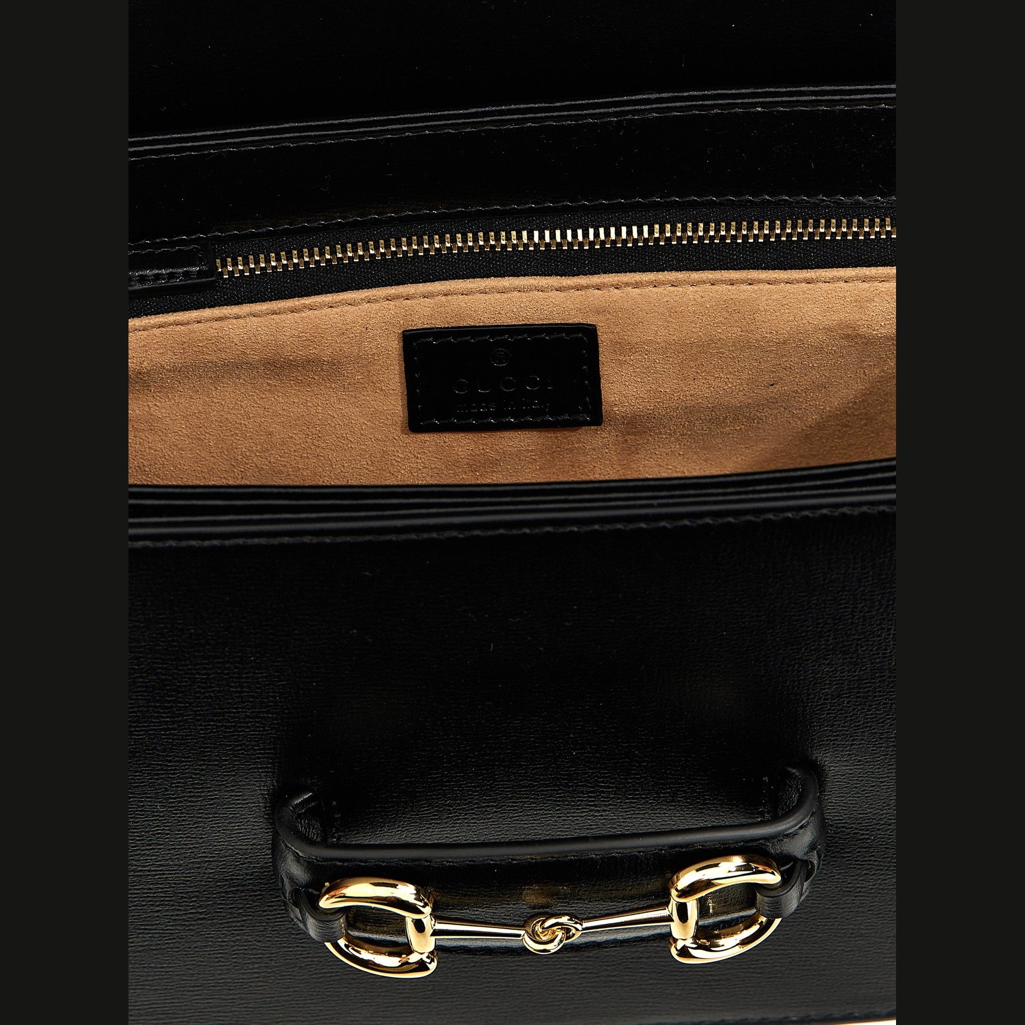 Gucci Black Leather Shoulder Bag