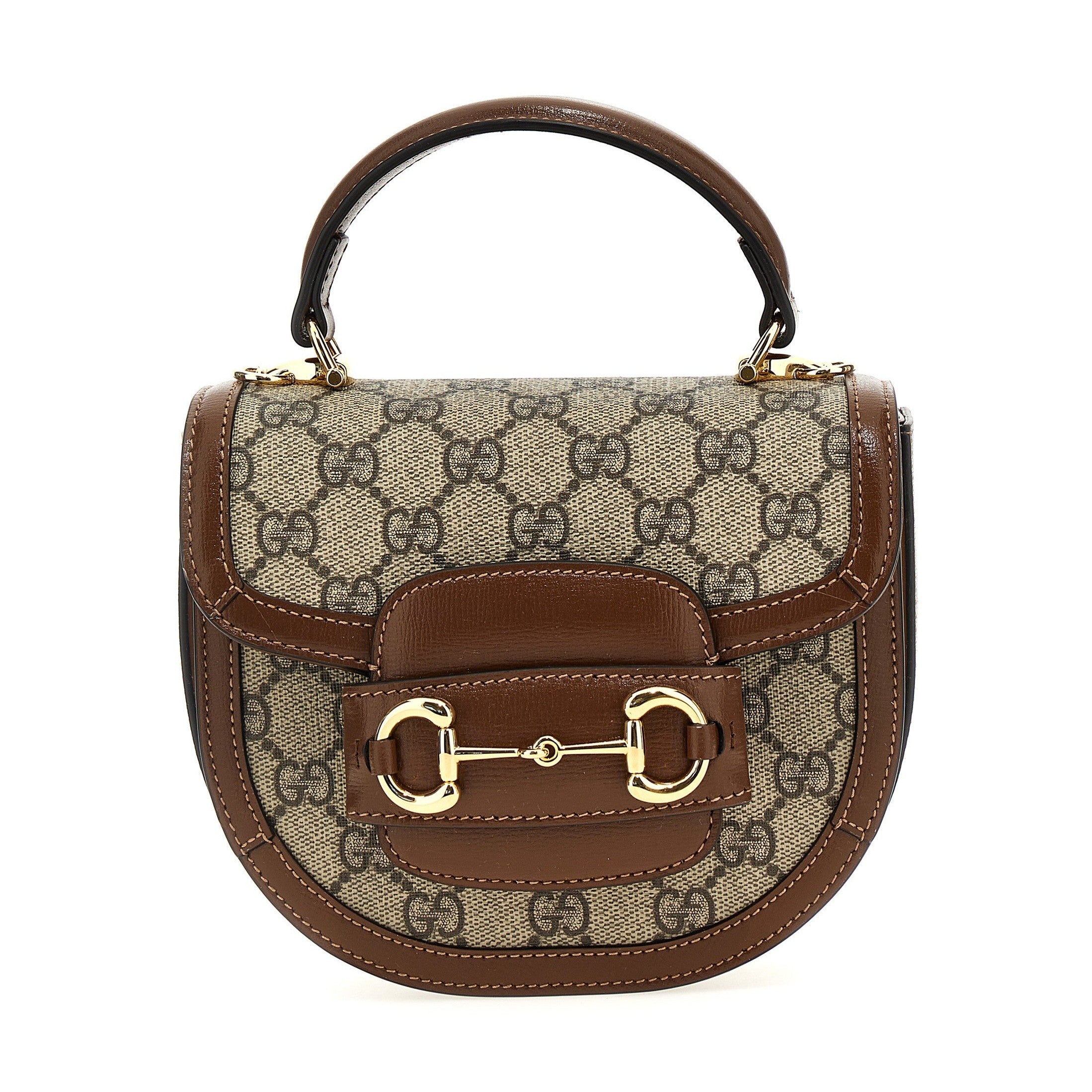 Gucci Brown Polyethylene Handbag