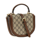 Gucci Brown Polyethylene Handbag