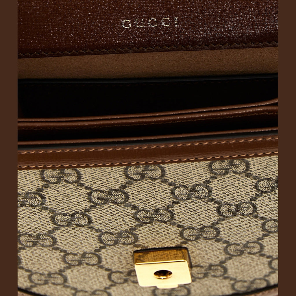 Gucci Brown Polyethylene Handbag