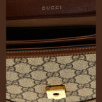 Gucci Brown Polyethylene Handbag