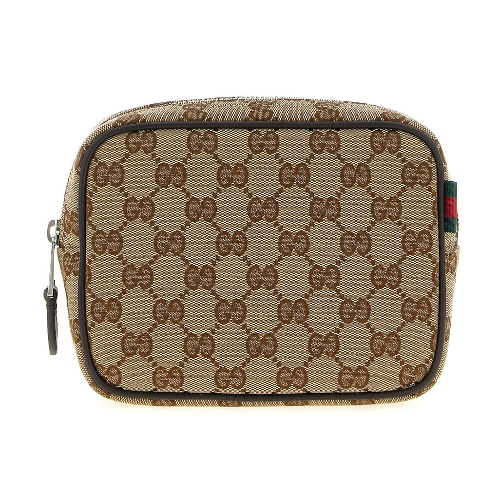 Gucci Beige Polyester Crossbody Bag