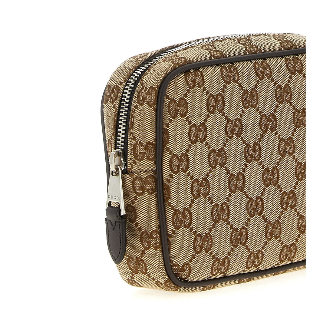 Gucci Beige Polyester Crossbody Bag