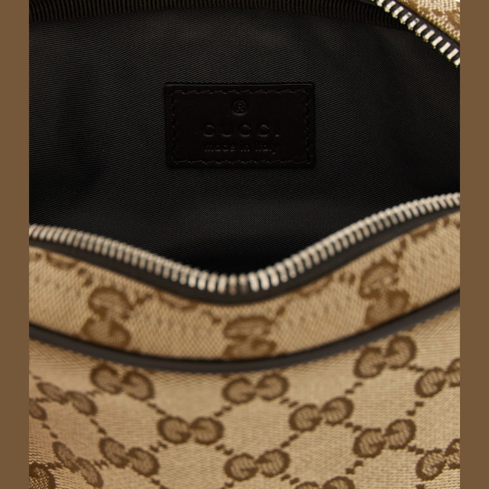 Gucci Beige Polyester Crossbody Bag