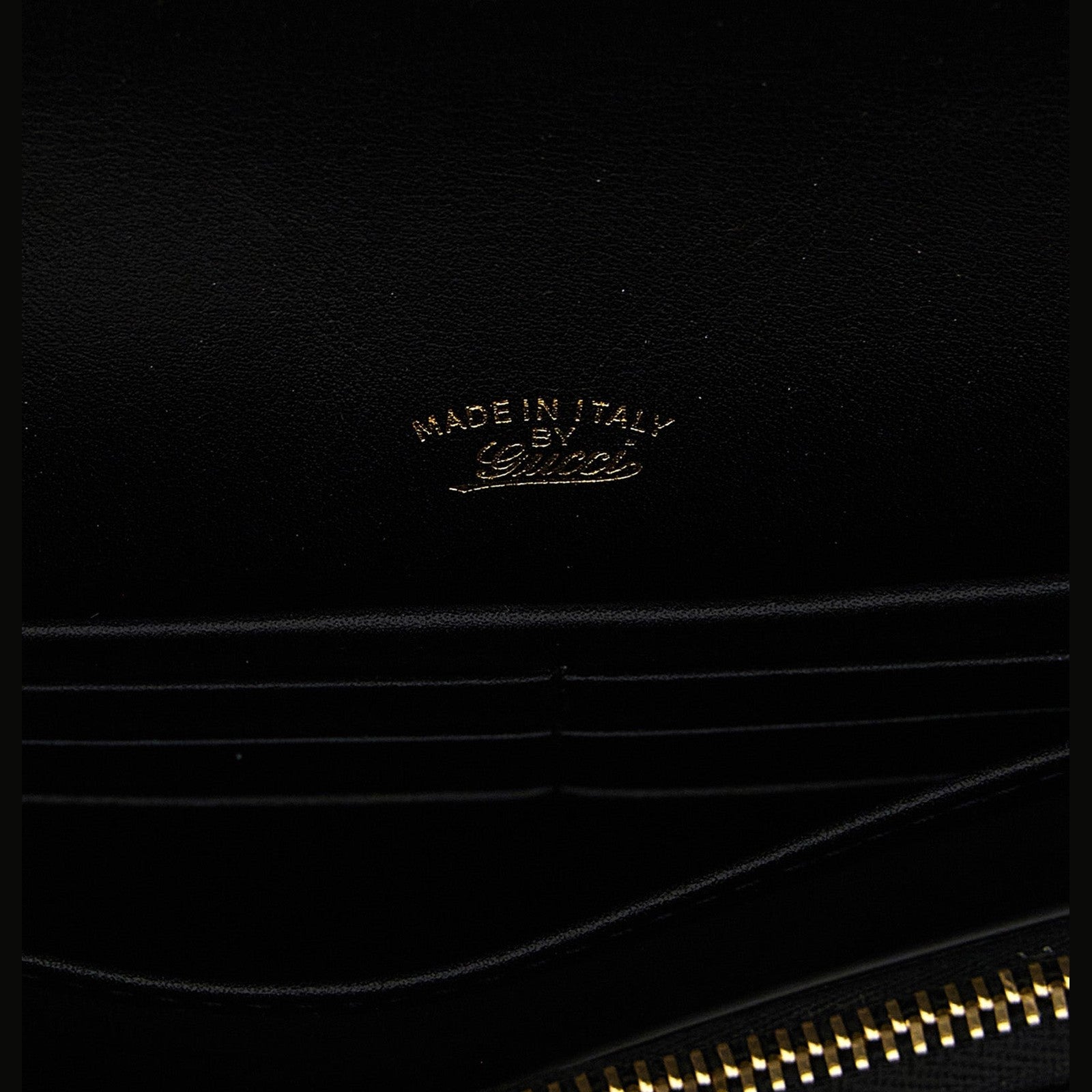 Gucci Black Calfskin Cardholder