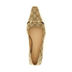 Gucci Beige Polyester Ballet Flats