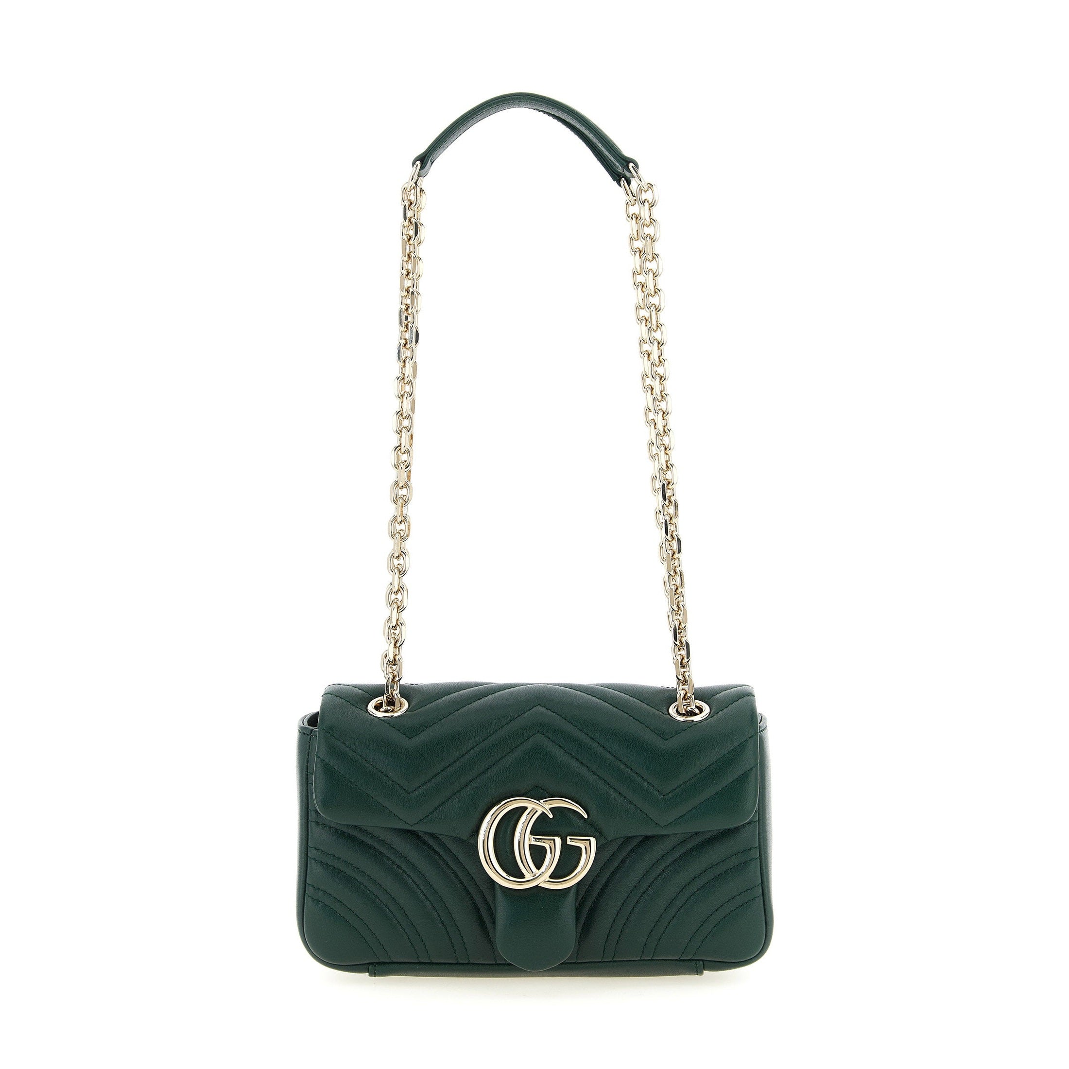 Gucci Bicolor Lamb Leather Shoulder Bag