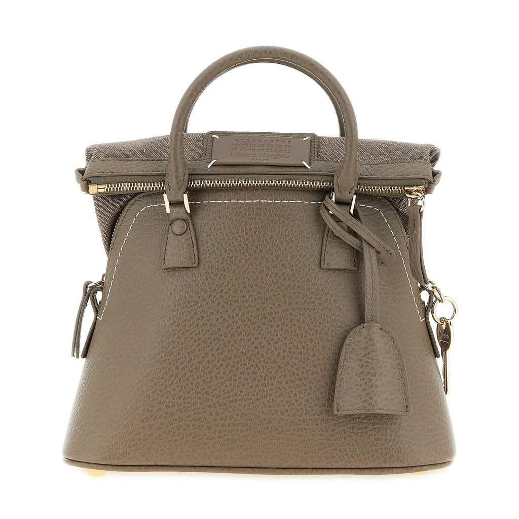 Maison Margiela Gray Calfskin Shoulder Bag