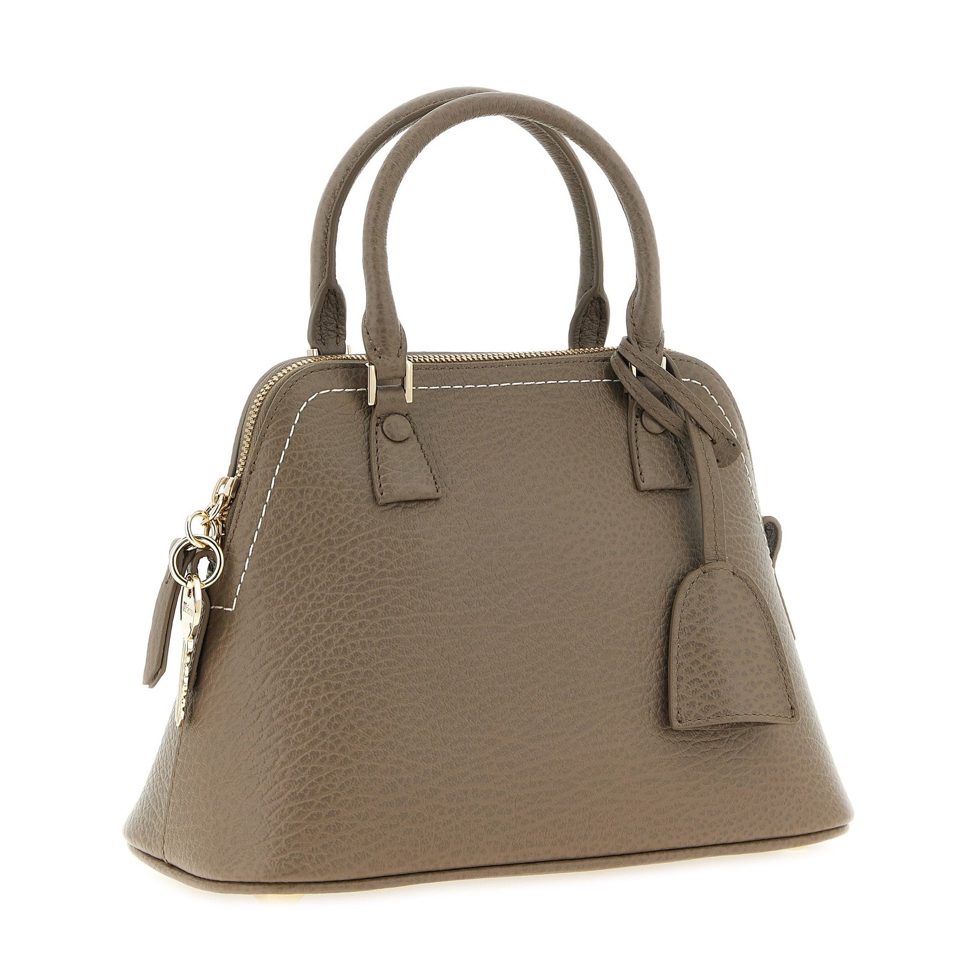 Maison Margiela Gray Calfskin Shoulder Bag