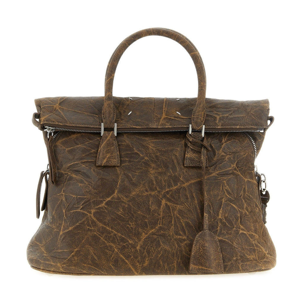 Maison Margiela Brown Goatskin Shoulder Bag