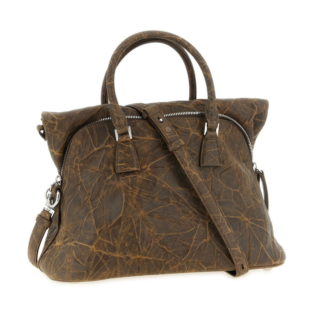 Maison Margiela Brown Goatskin Shoulder Bag