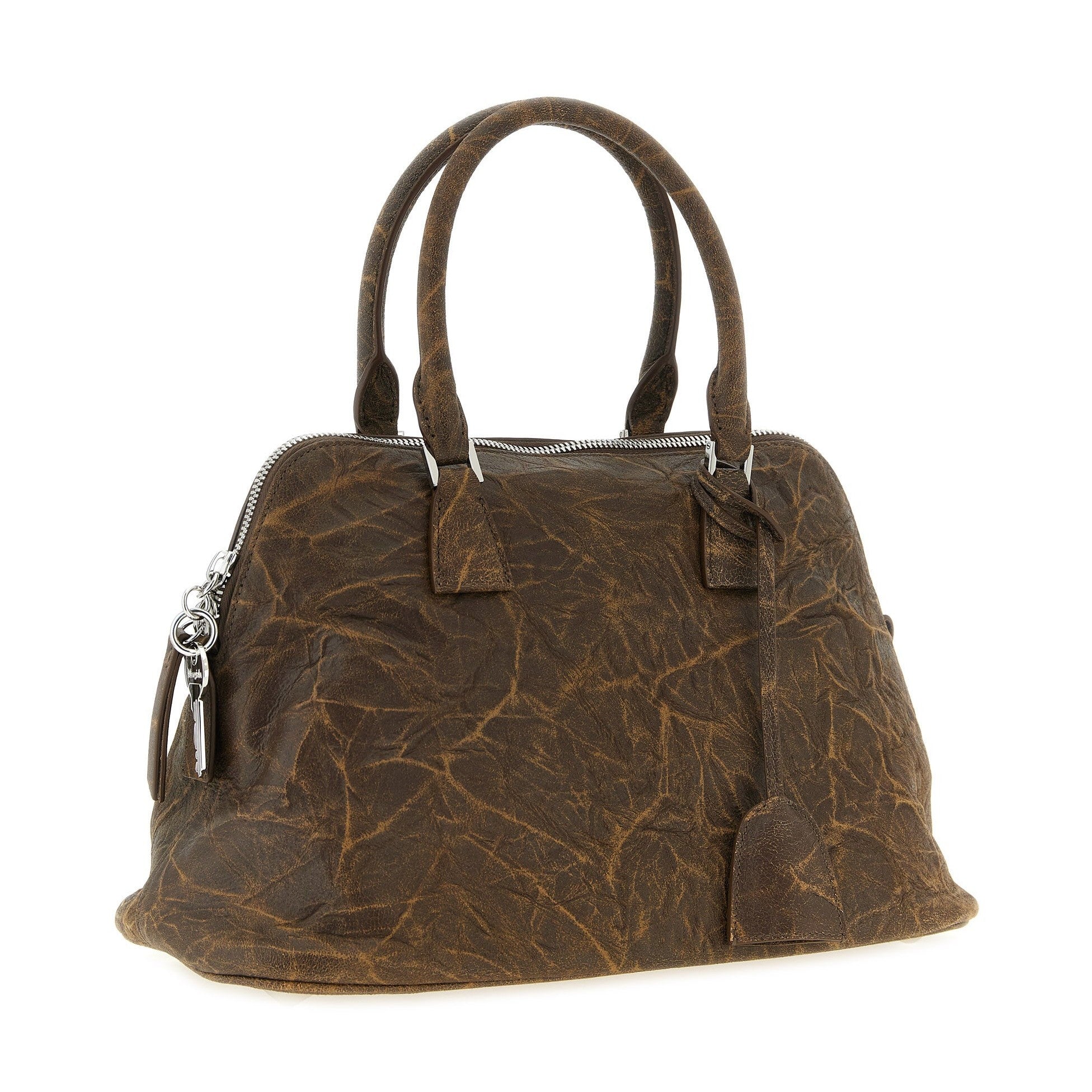 Maison Margiela Brown Goatskin Shoulder Bag
