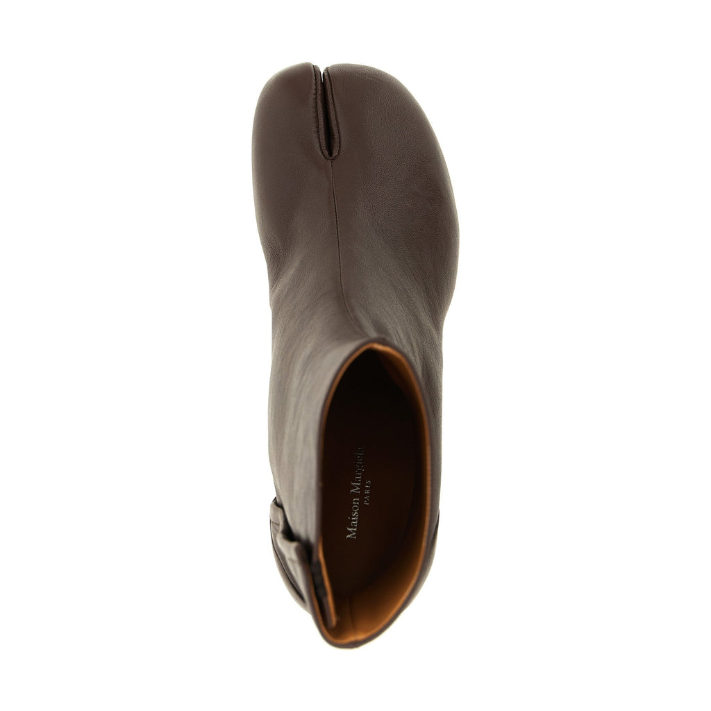 Maison Margiela Brown Lamb Leather Ankle Boots
