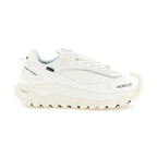 Moncler White Leather Athletic Sneakers