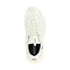 Moncler White Leather Athletic Sneakers