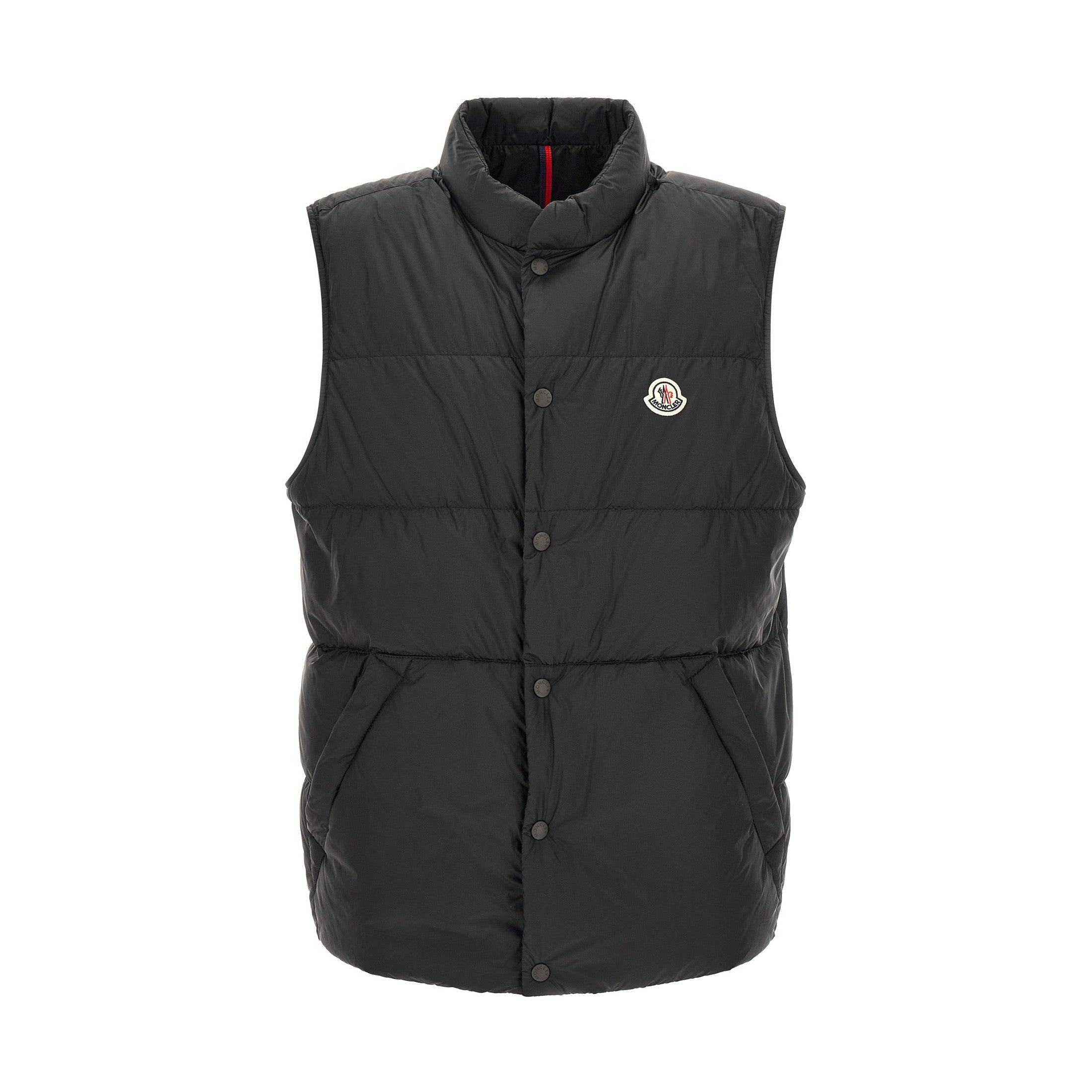 Moncler Black Polyamide Sleeveless Jacket