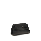 Moschino Black Goatskin Shoulder Bag