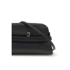 Moschino Black Goatskin Shoulder Bag