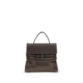 Moschino Brown Goatskin Shoulder Bag