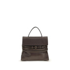 Moschino Brown Goatskin Shoulder Bag