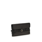 Moschino Black Goatskin Shoulder Bag