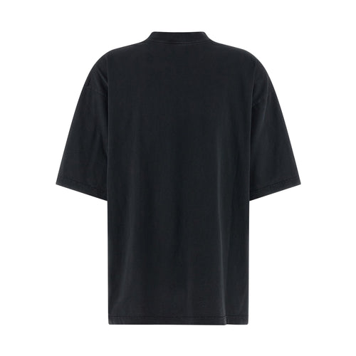 Balenciaga Black Cotton T-Shirt