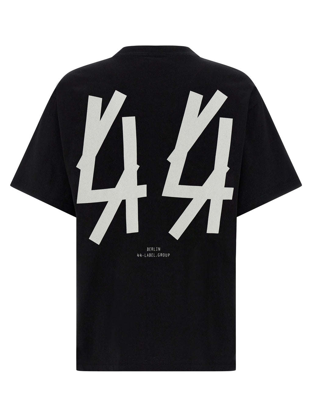 44 Label Group Black Cotton T-Shirt
